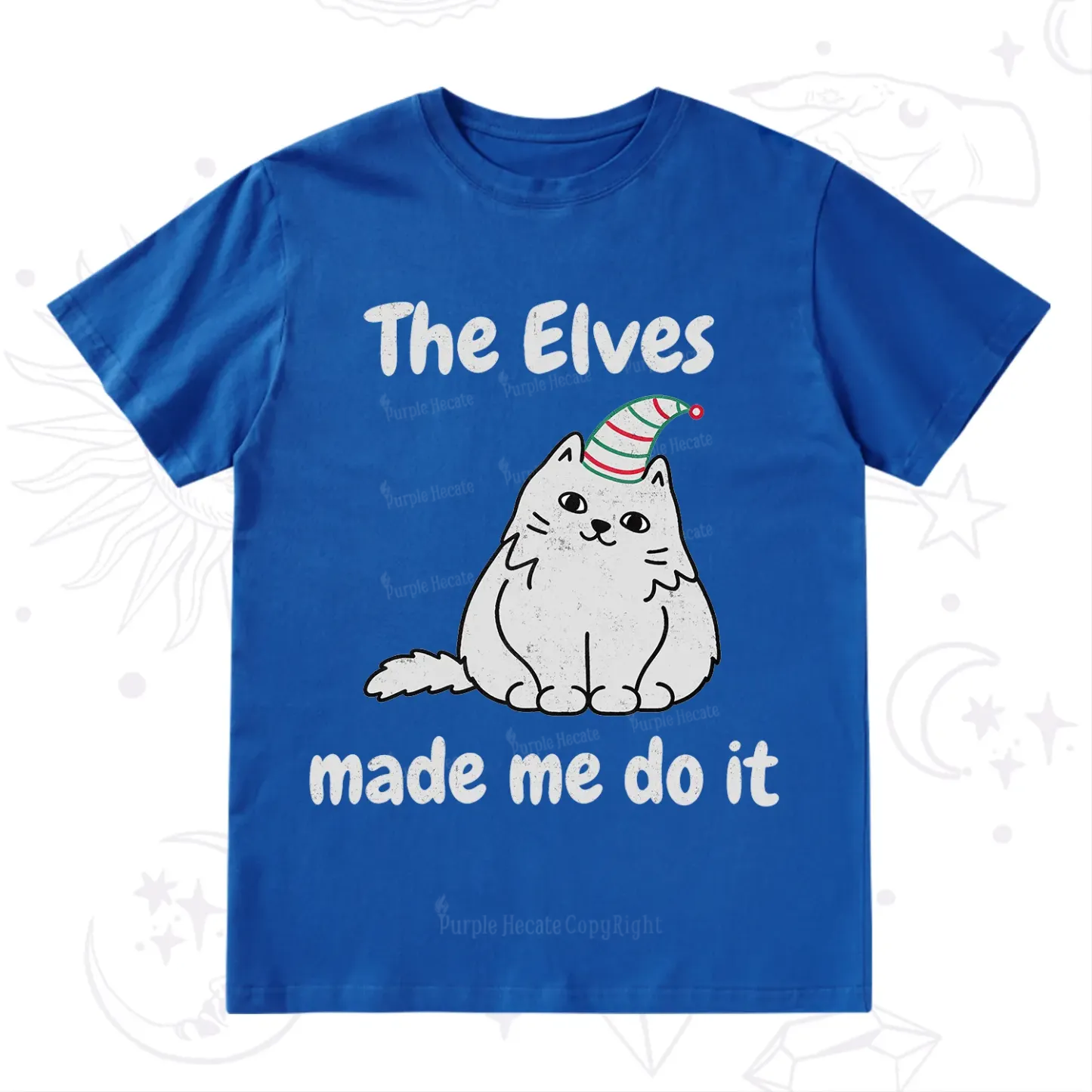 Purplehecate The Elves Made Me Do It Christmas T-Shirt
