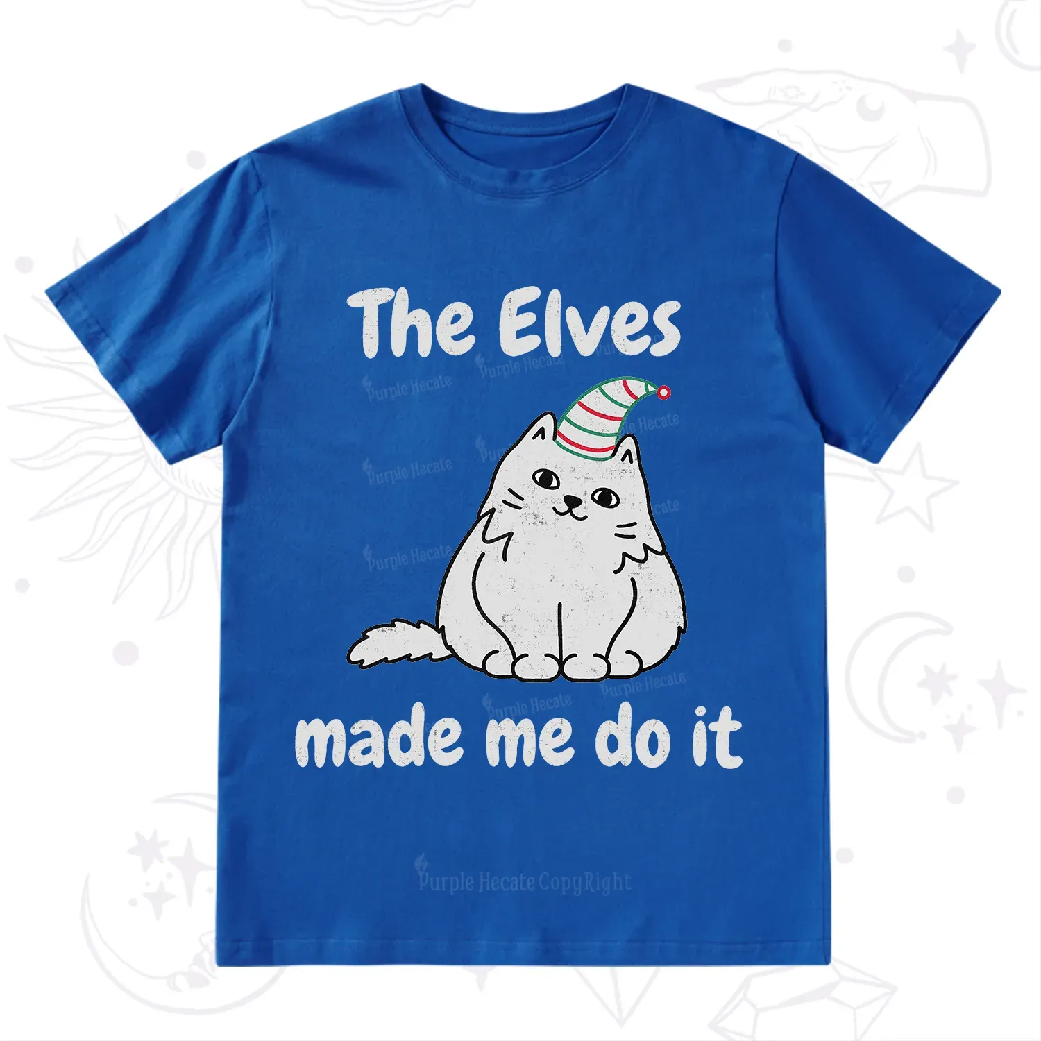Purplehecate The Elves Made Me Do It Christmas T-Shirt