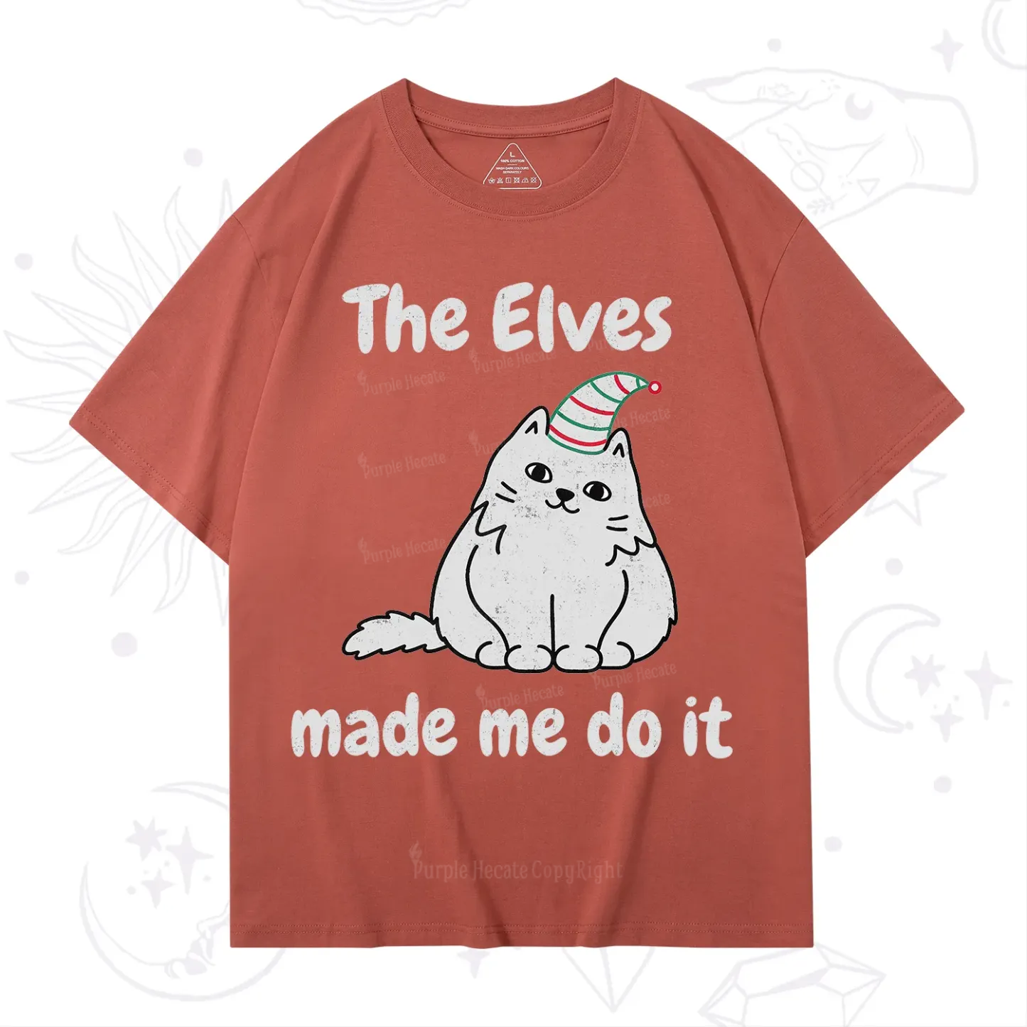 Purplehecate The Elves Made Me Do It Christmas T-Shirt