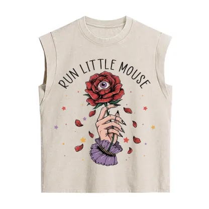 Purplehecate Run Little Mouse Vintage Washed Tank