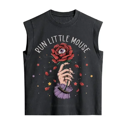 Purplehecate Run Little Mouse Vintage Washed Tank