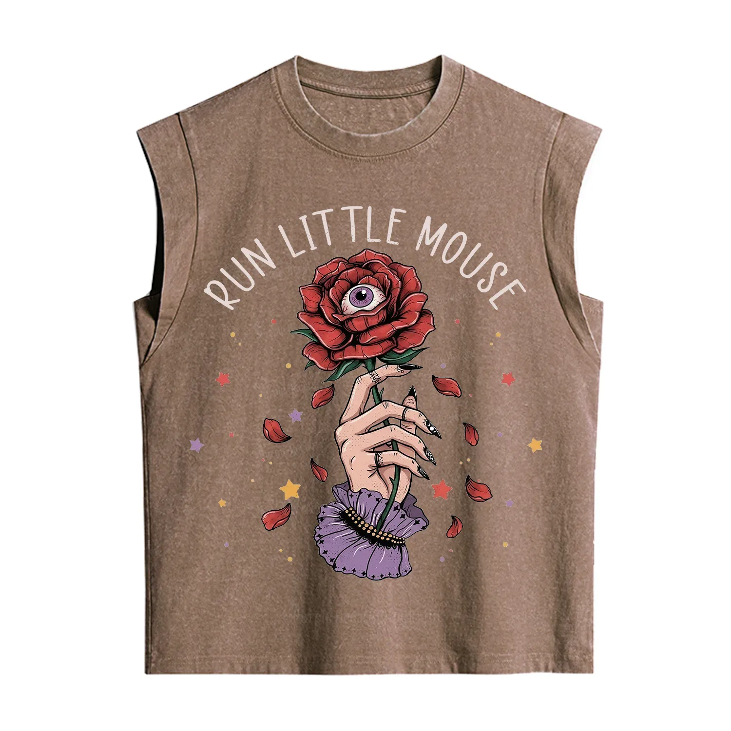 Purplehecate Run Little Mouse Vintage Washed Tank