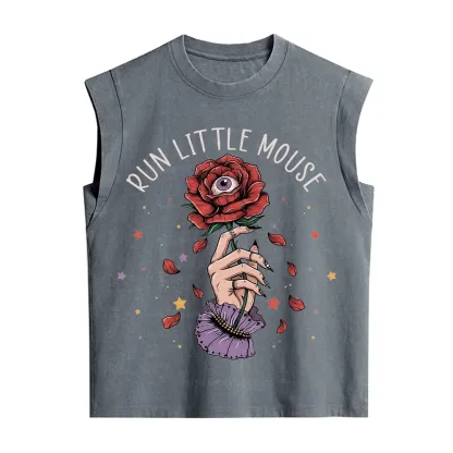 Purplehecate Run Little Mouse Vintage Washed Tank