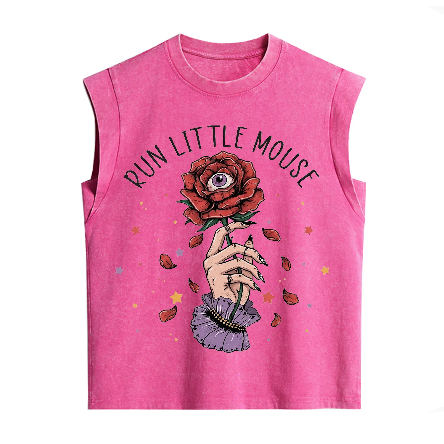 Purplehecate Run Little Mouse Vintage Washed Tank