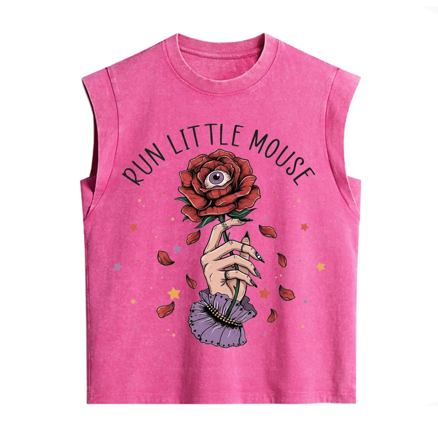 Purplehecate Run Little Mouse Vintage Washed Tank
