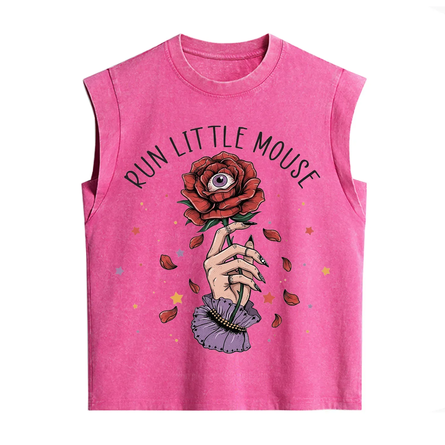 Purplehecate Run Little Mouse Vintage Washed Tank