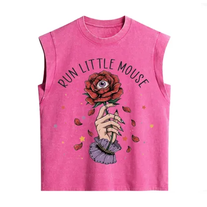 Purplehecate Run Little Mouse Vintage Washed Tank
