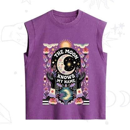 Purplehecate The Moon Knows My Name Vintage Washed Tank