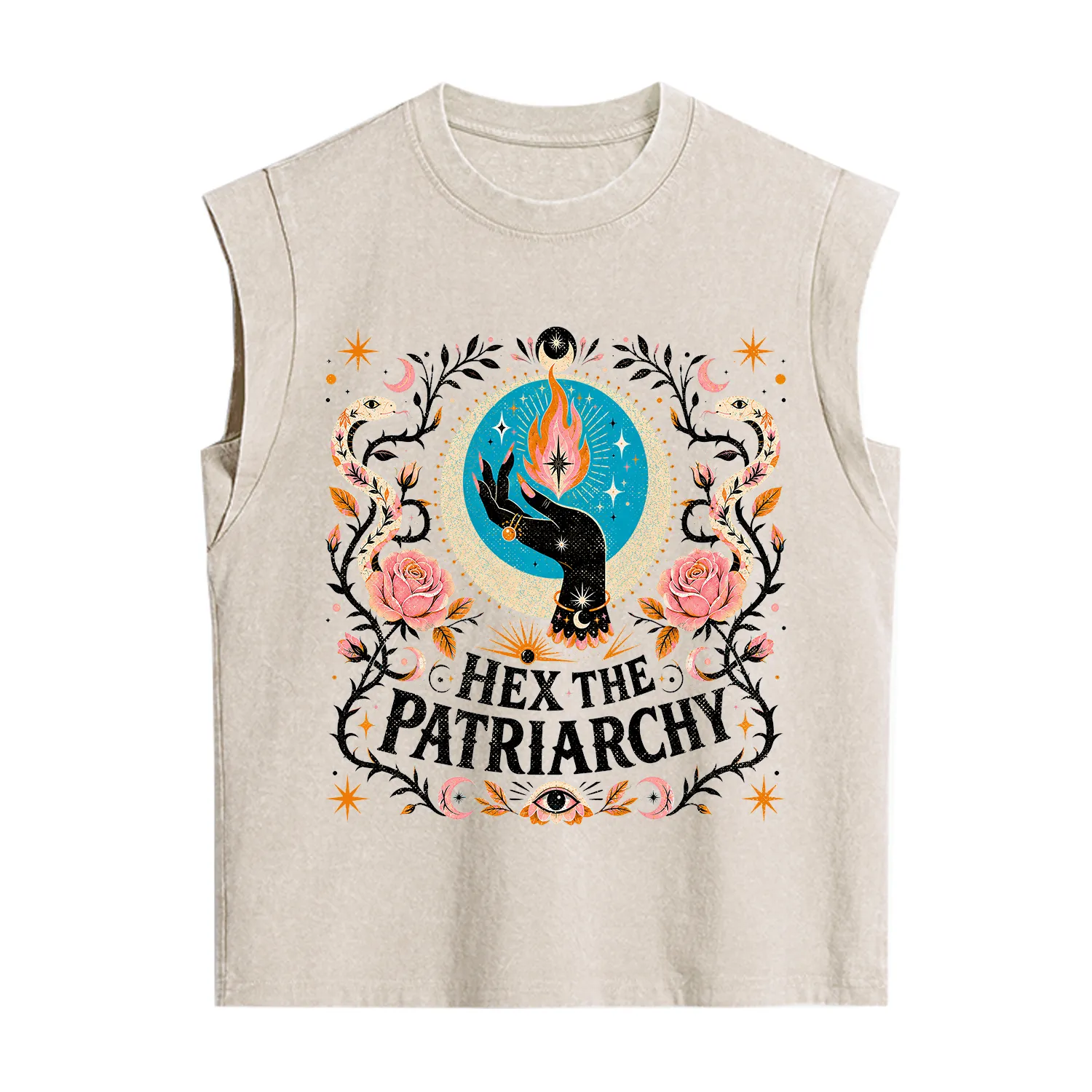 Purplehecate Hex The Patriarchy Vintage Washed Tank