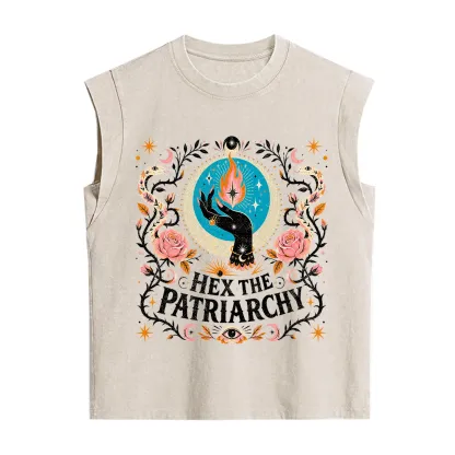 Purplehecate Hex The Patriarchy Vintage Washed Tank