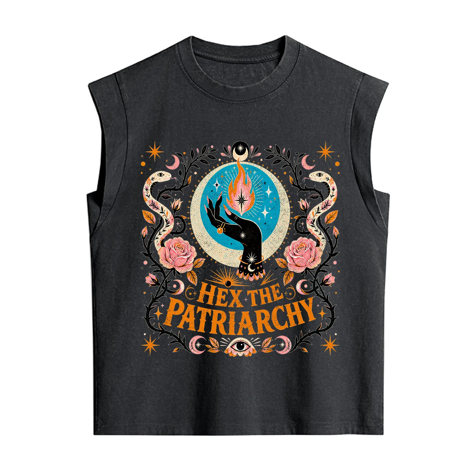 Purplehecate Hex The Patriarchy Vintage Washed Tank