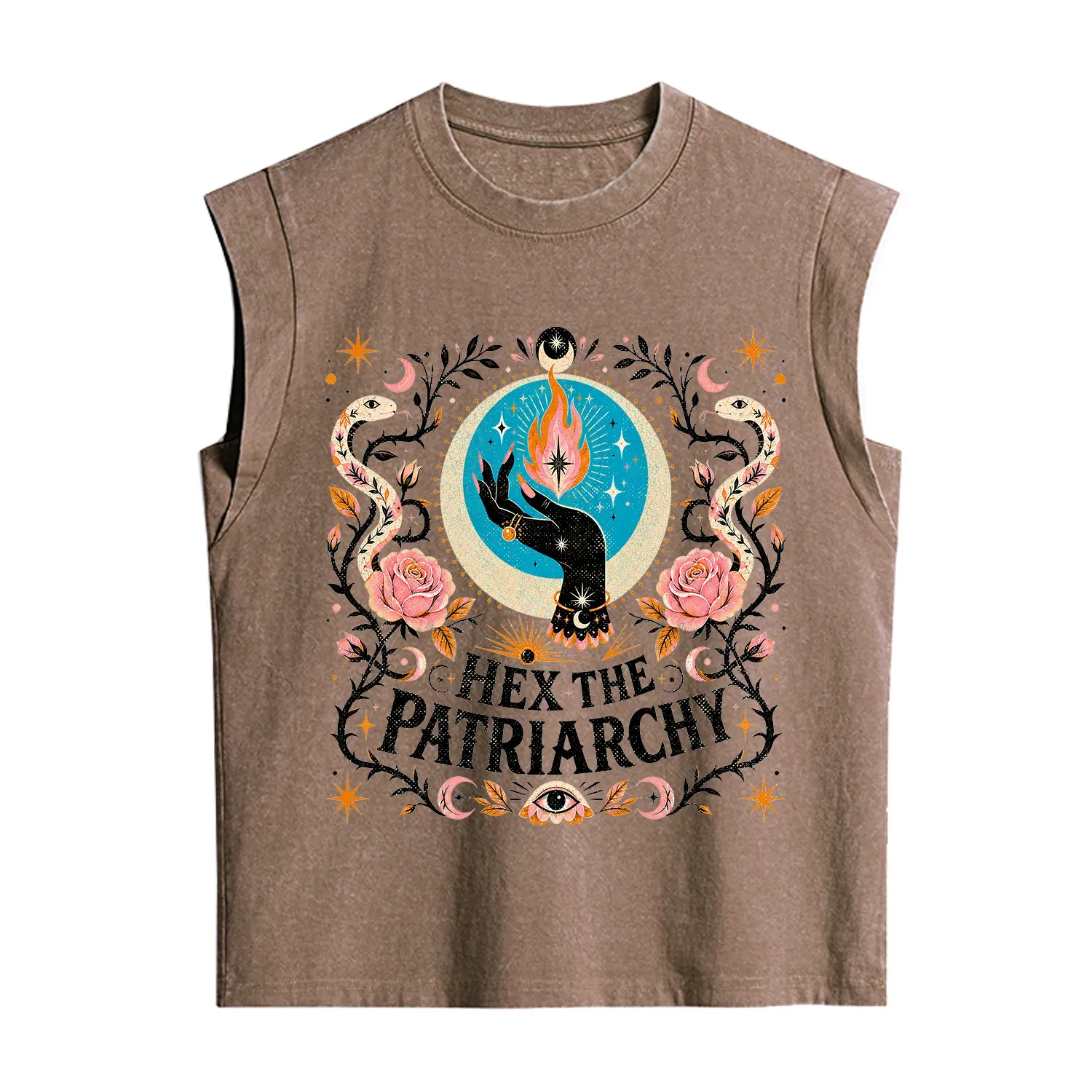 Purplehecate Hex The Patriarchy Vintage Washed Tank