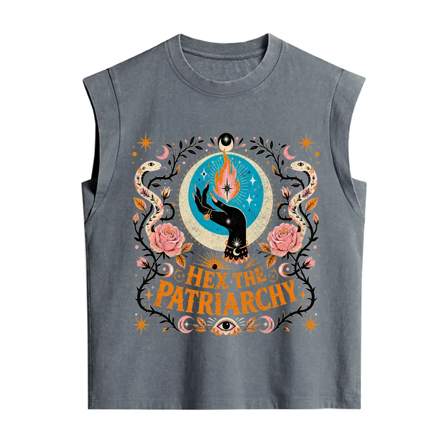 Purplehecate Hex The Patriarchy Vintage Washed Tank