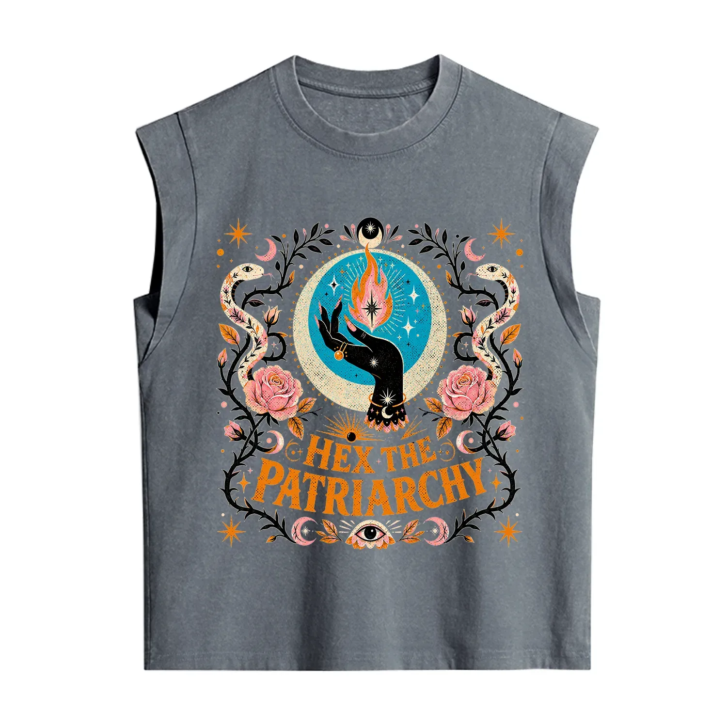 Purplehecate Hex The Patriarchy Vintage Washed Tank