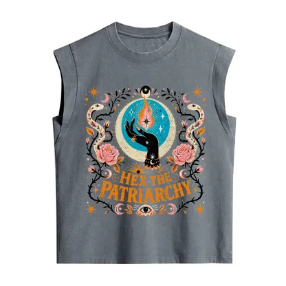 Purplehecate Hex The Patriarchy Vintage Washed Tank