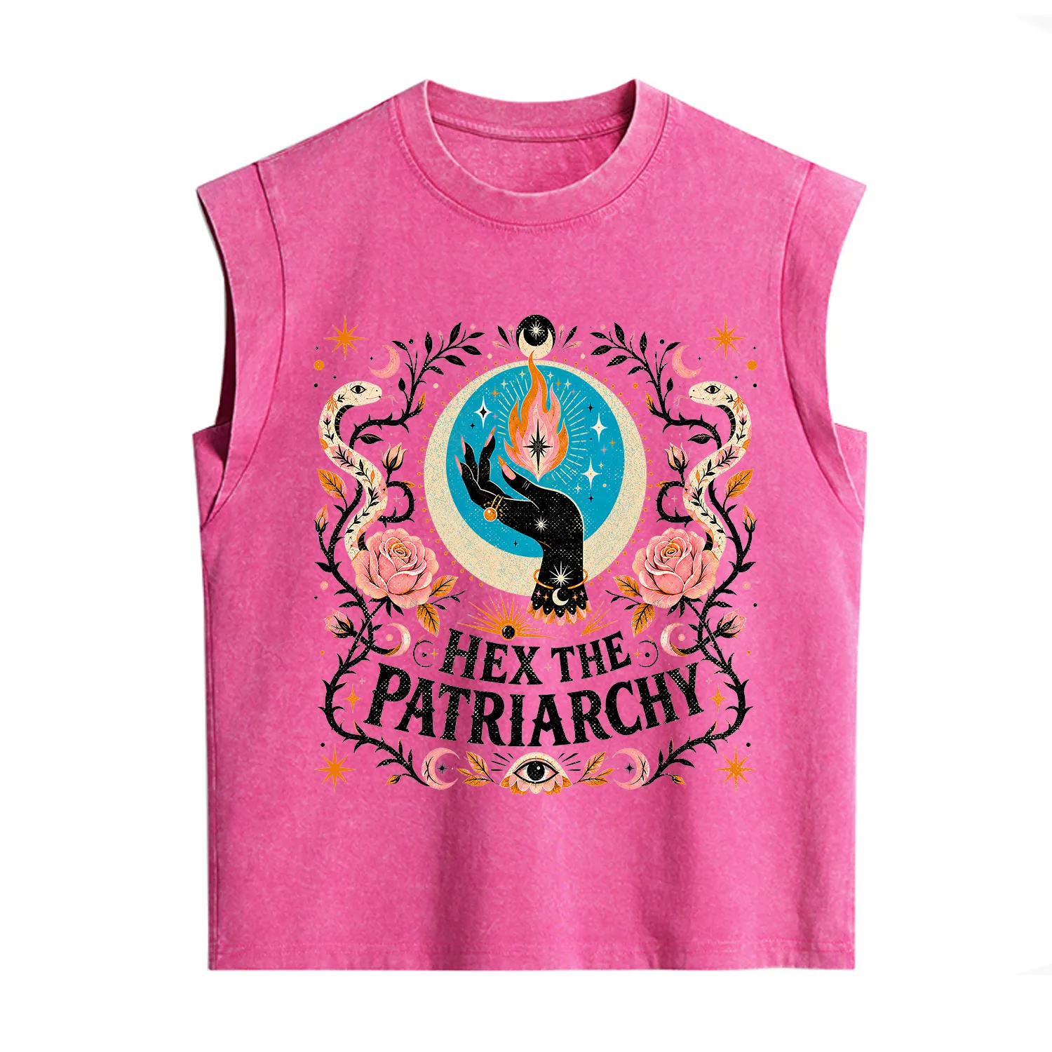 Purplehecate Hex The Patriarchy Vintage Washed Tank