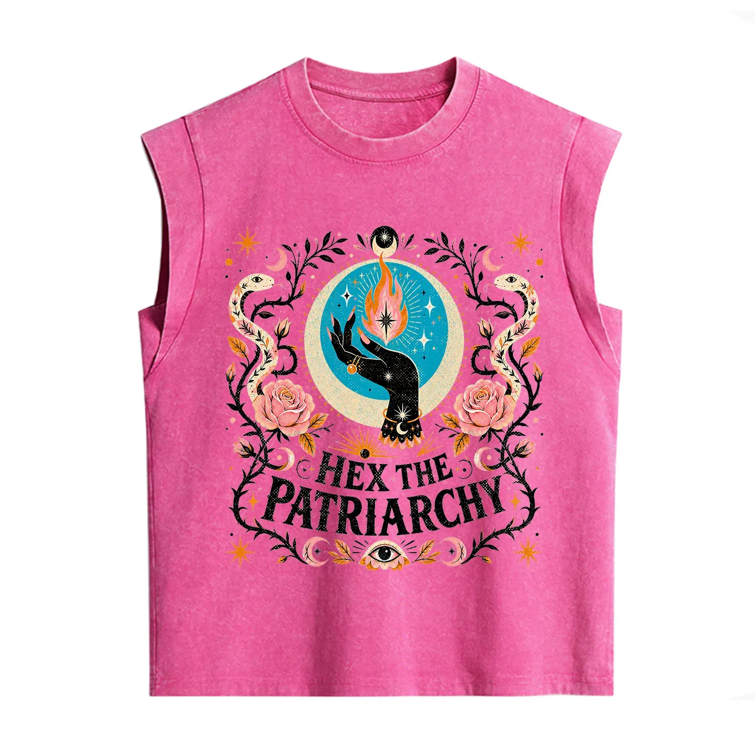 Purplehecate Hex The Patriarchy Vintage Washed Tank