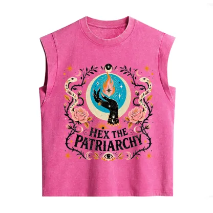 Purplehecate Hex The Patriarchy Vintage Washed Tank