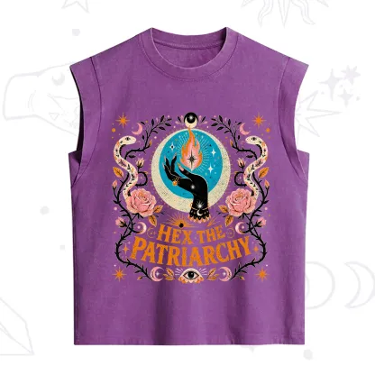 Purplehecate Hex The Patriarchy Vintage Washed Tank