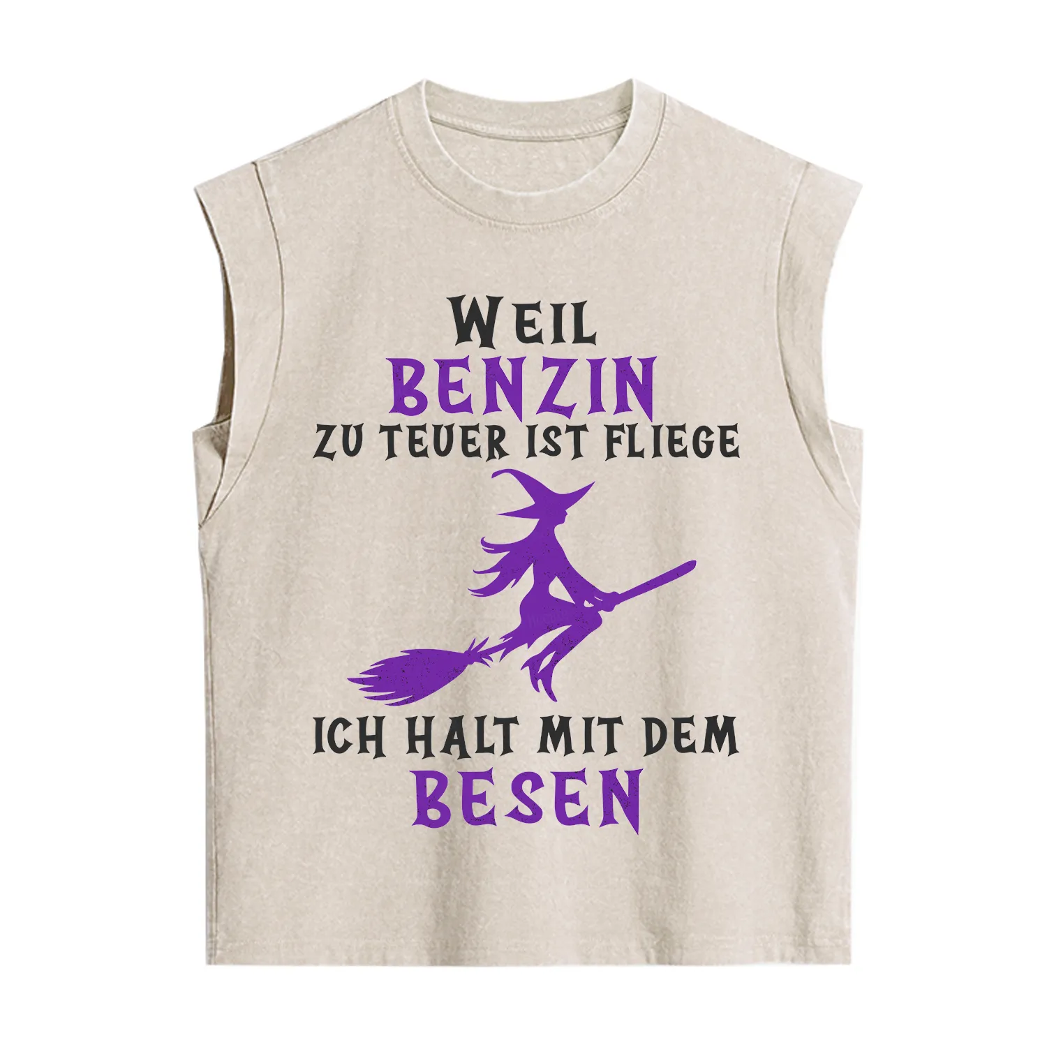 Purplehecate Gas Is Too Expensive I'll Take My Broom Vintage Washed Tank