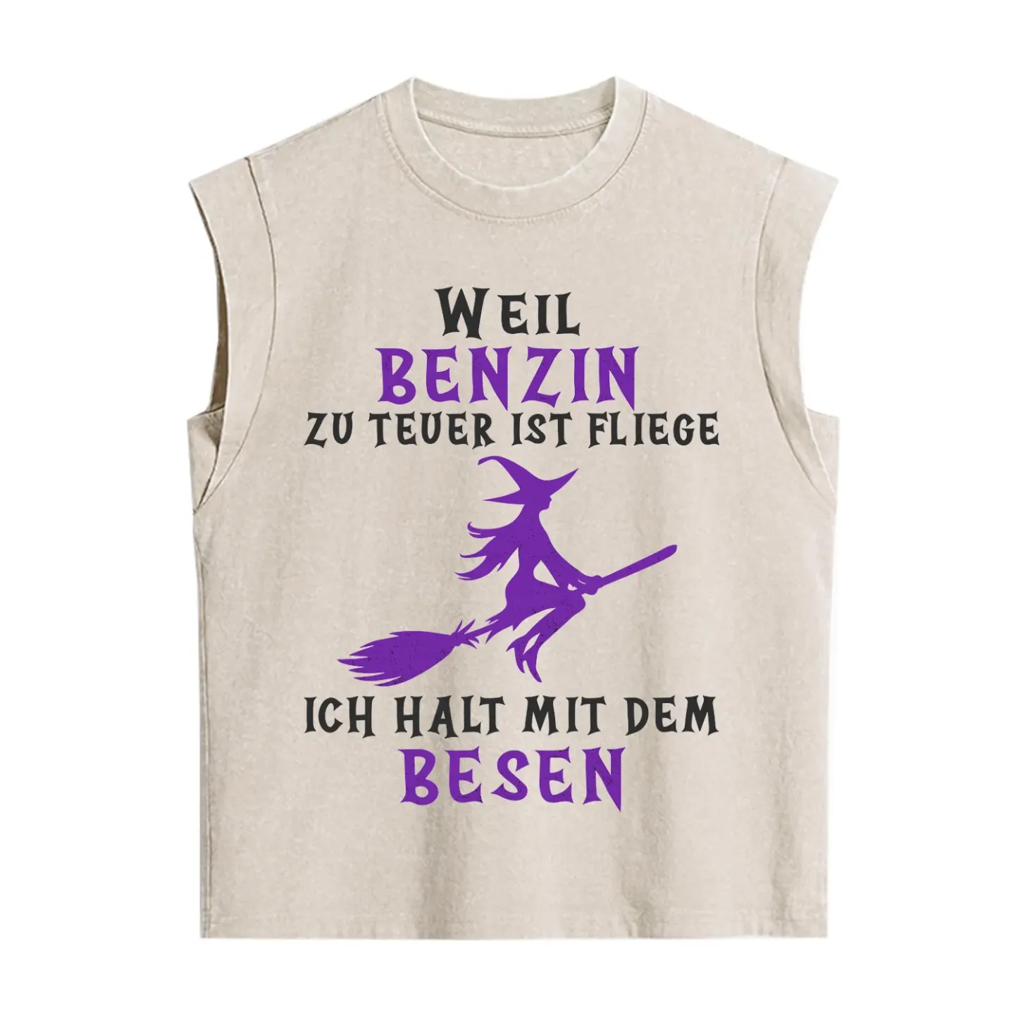 Purplehecate Gas Is Too Expensive I'll Take My Broom Vintage Washed Tank