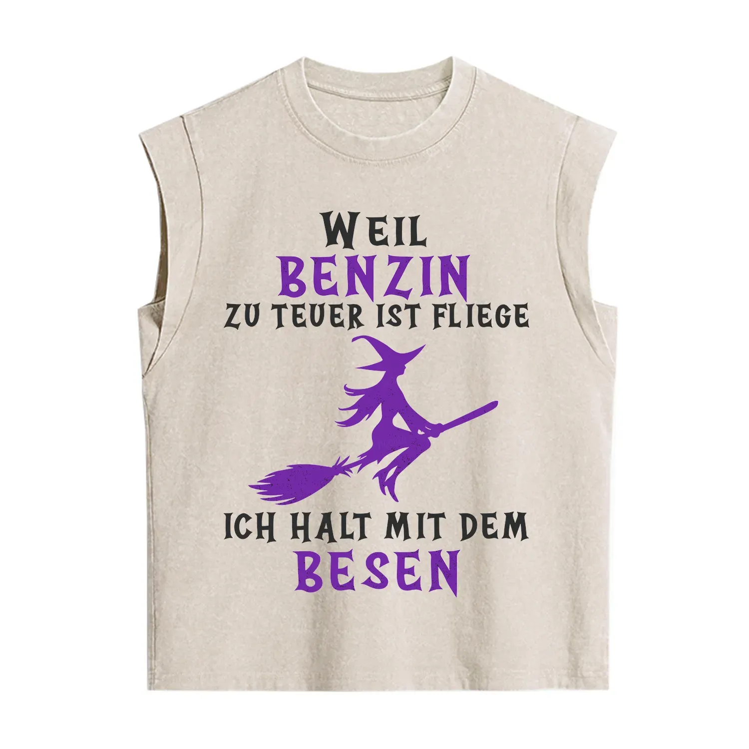 Purplehecate Gas Is Too Expensive I'll Take My Broom Vintage Washed Tank