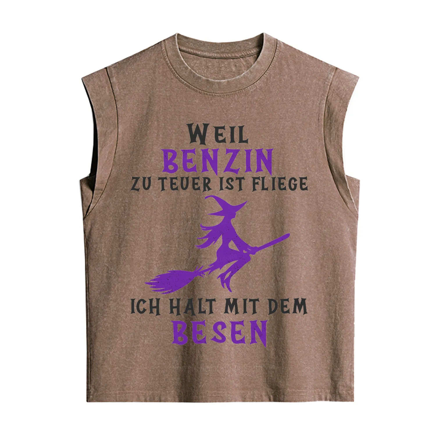 Purplehecate Gas Is Too Expensive I'll Take My Broom Vintage Washed Tank