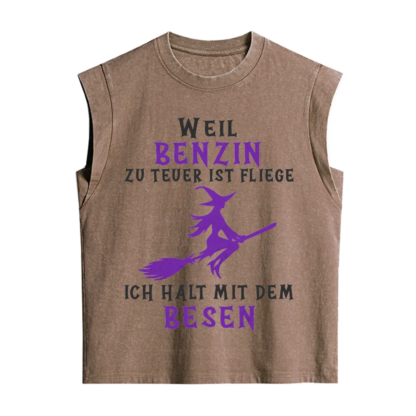 Purplehecate Gas Is Too Expensive I'll Take My Broom Vintage Washed Tank