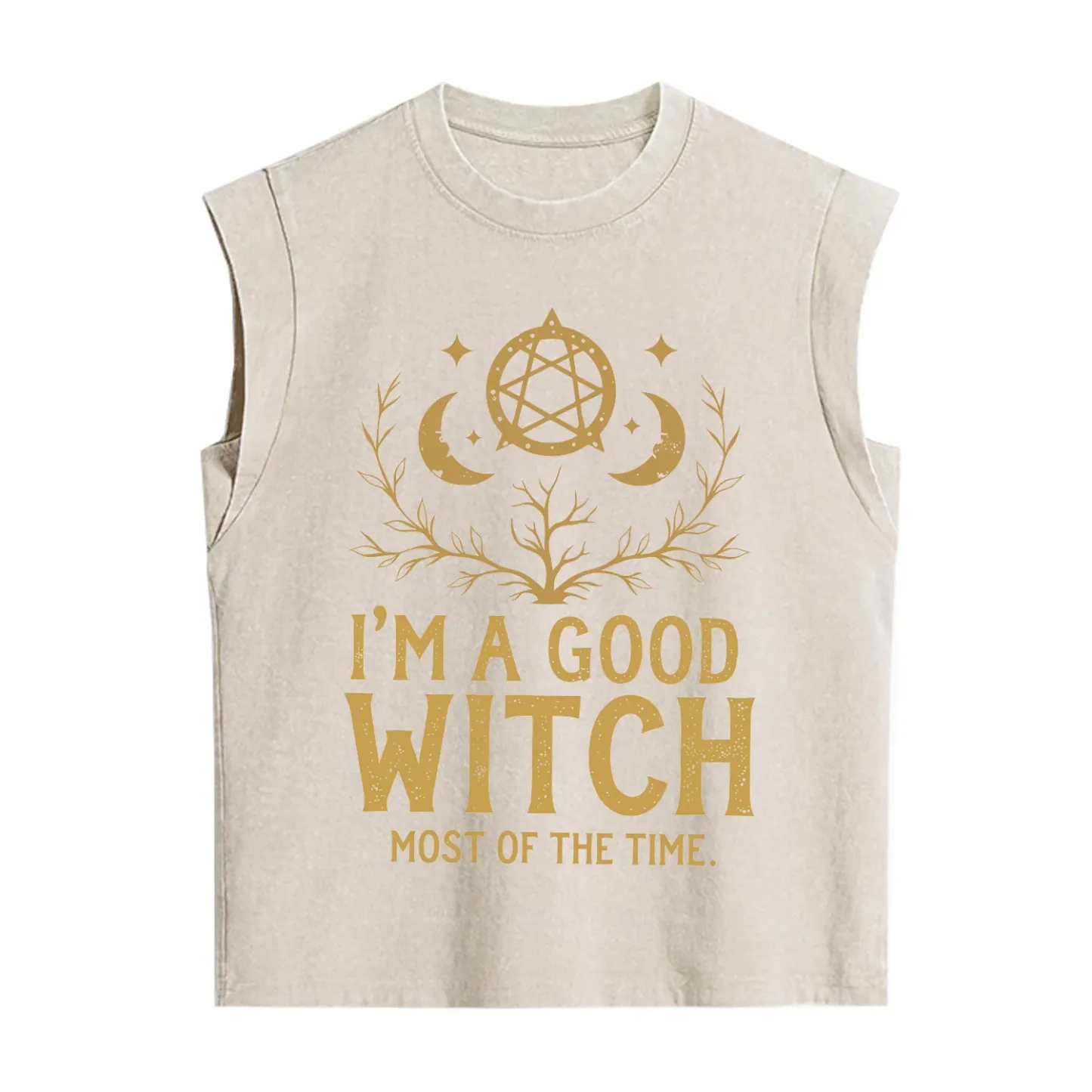 Purplehecate I'm A Good Witch Most Of The Time Vintage Washed Tank