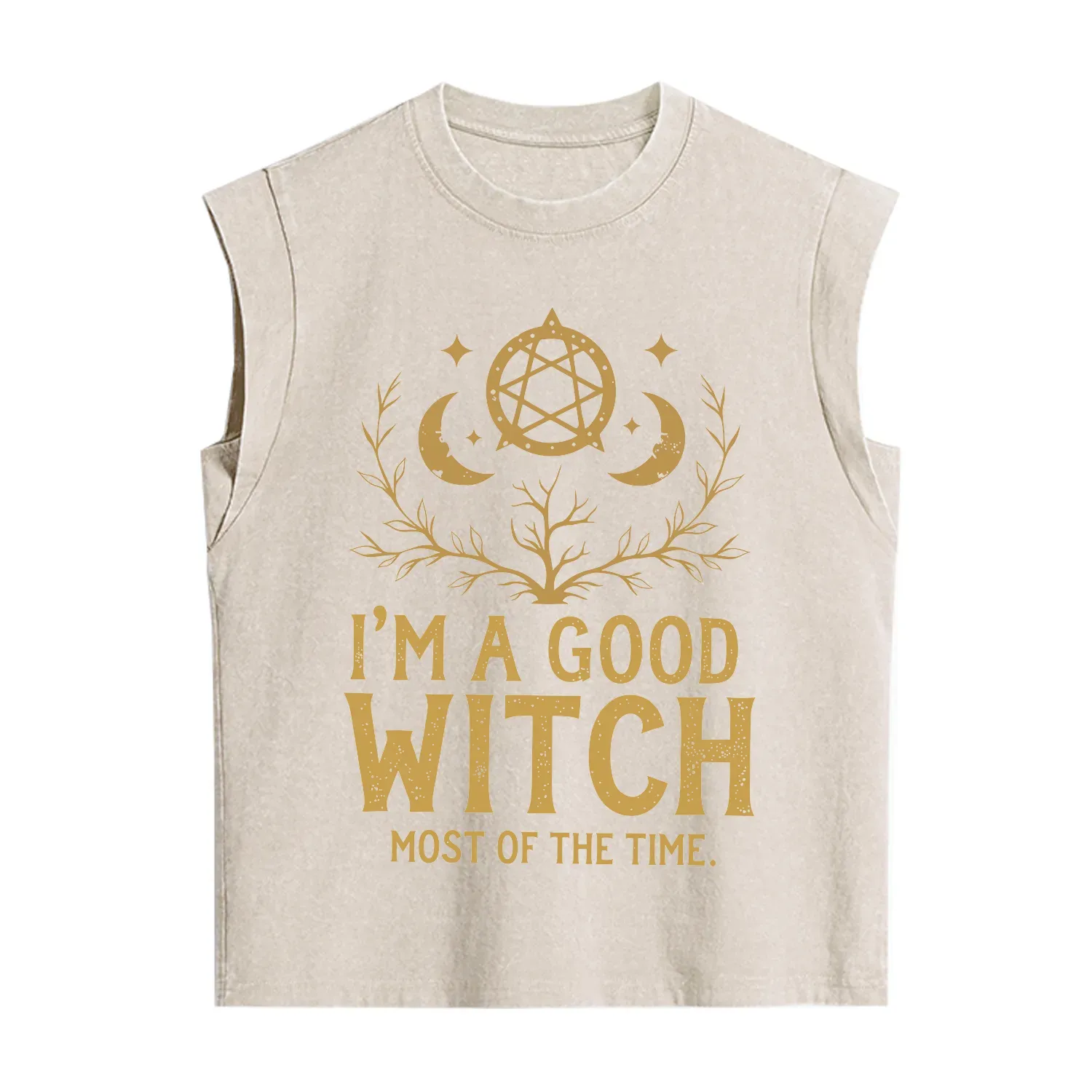 Purplehecate I'm A Good Witch Most Of The Time Vintage Washed Tank