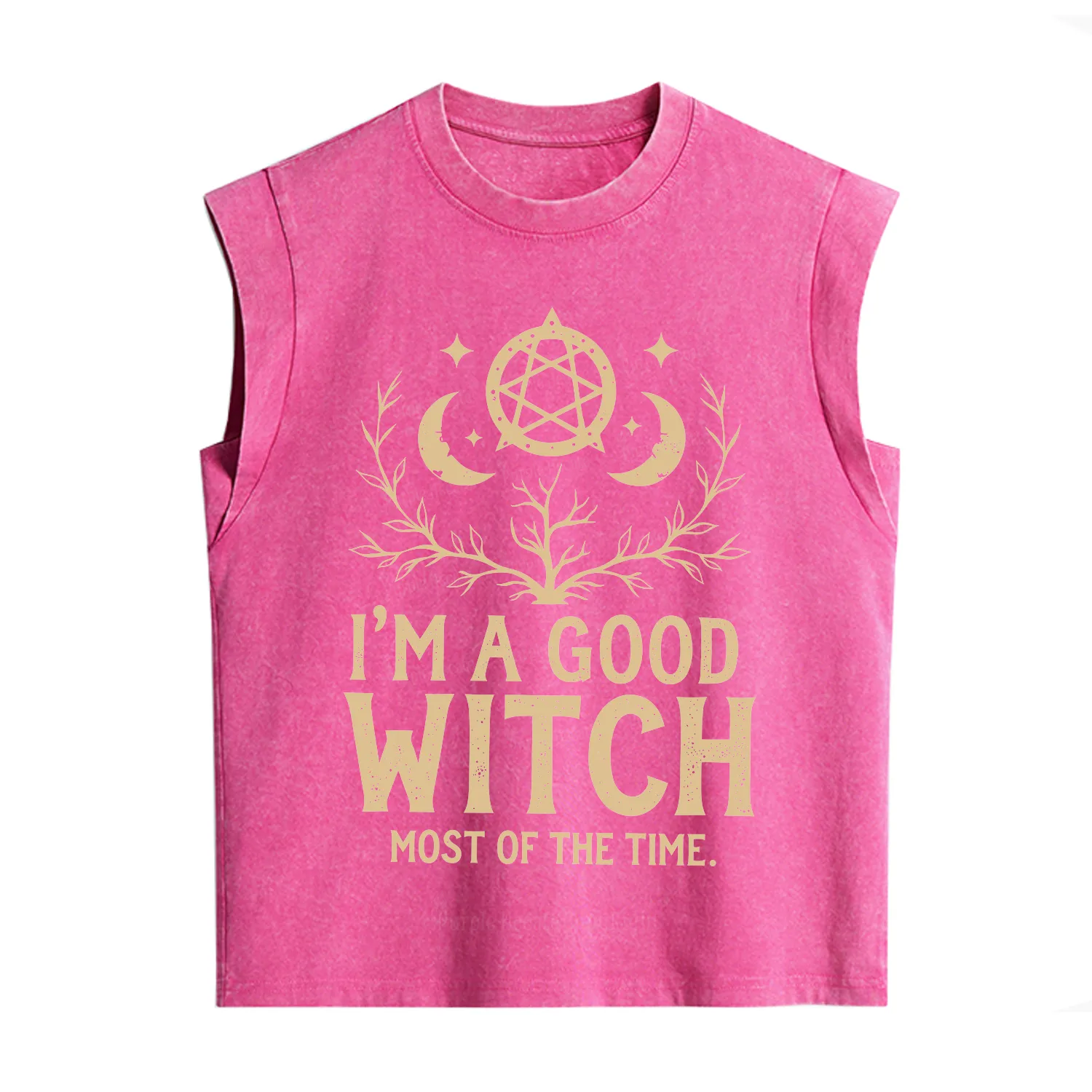 Purplehecate I'm A Good Witch Most Of The Time Vintage Washed Tank