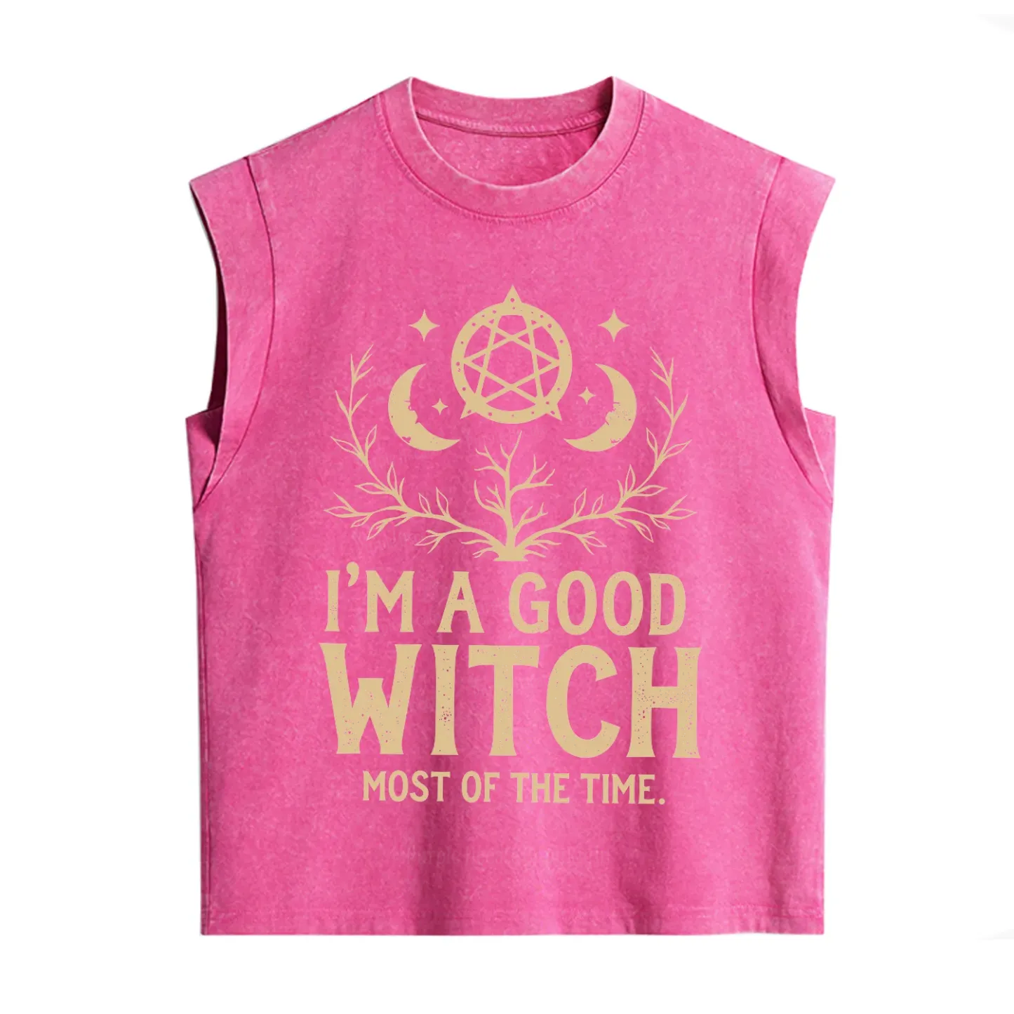 Purplehecate I'm A Good Witch Most Of The Time Vintage Washed Tank
