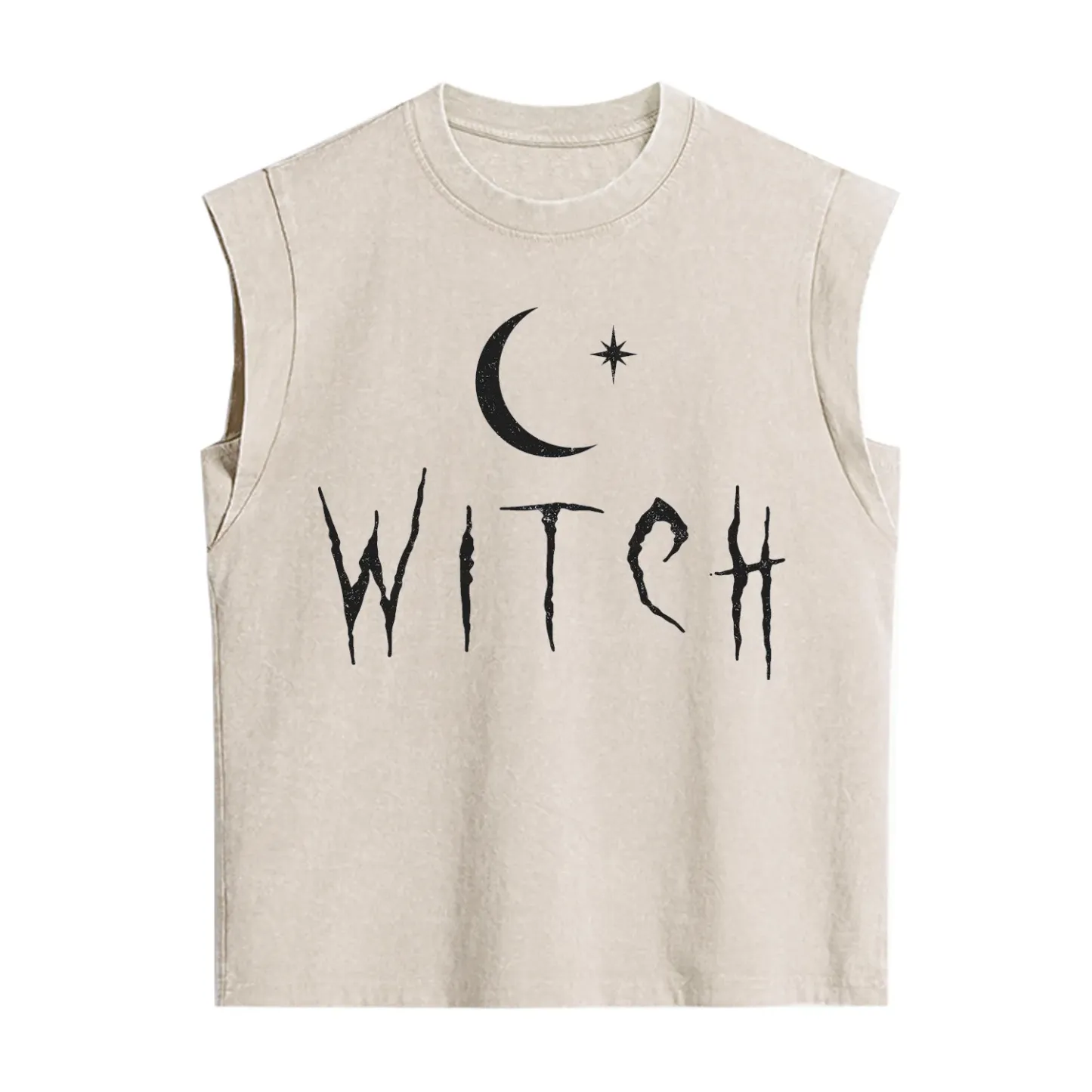 Purplehecate Witchy Moon Vintage Washed Tank
