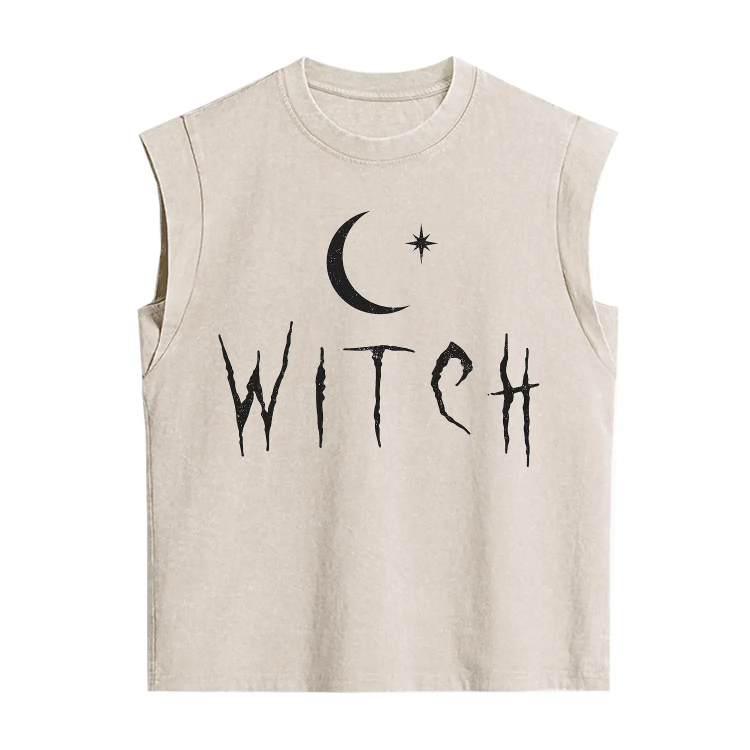 Purplehecate Witchy Moon Vintage Washed Tank