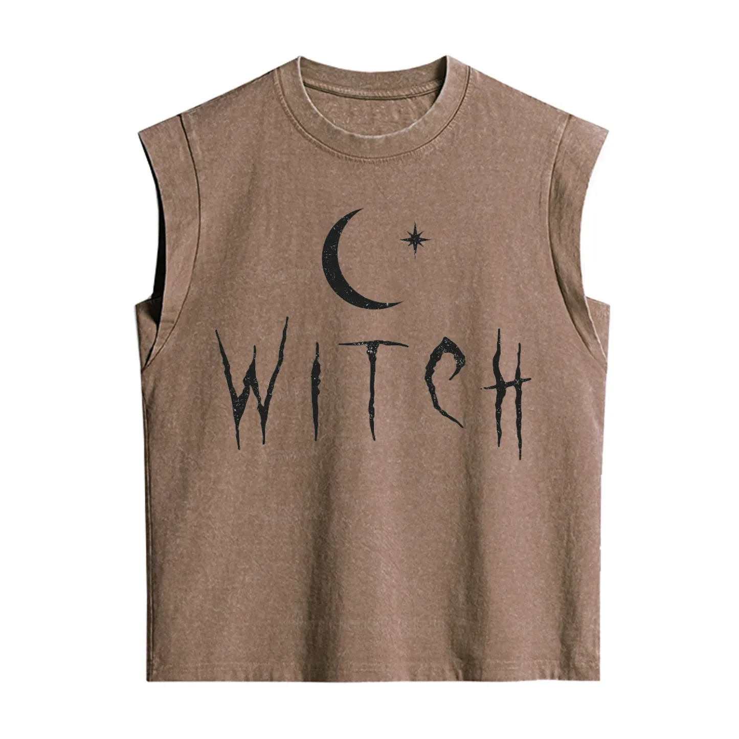 Purplehecate Witchy Moon Vintage Washed Tank