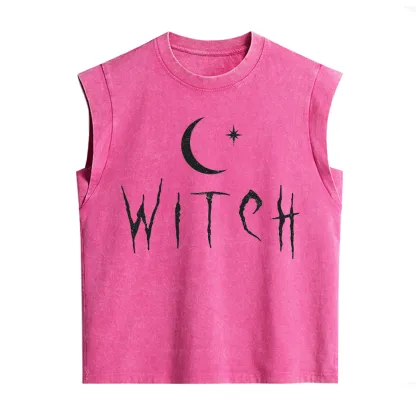 Purplehecate Witchy Moon Vintage Washed Tank