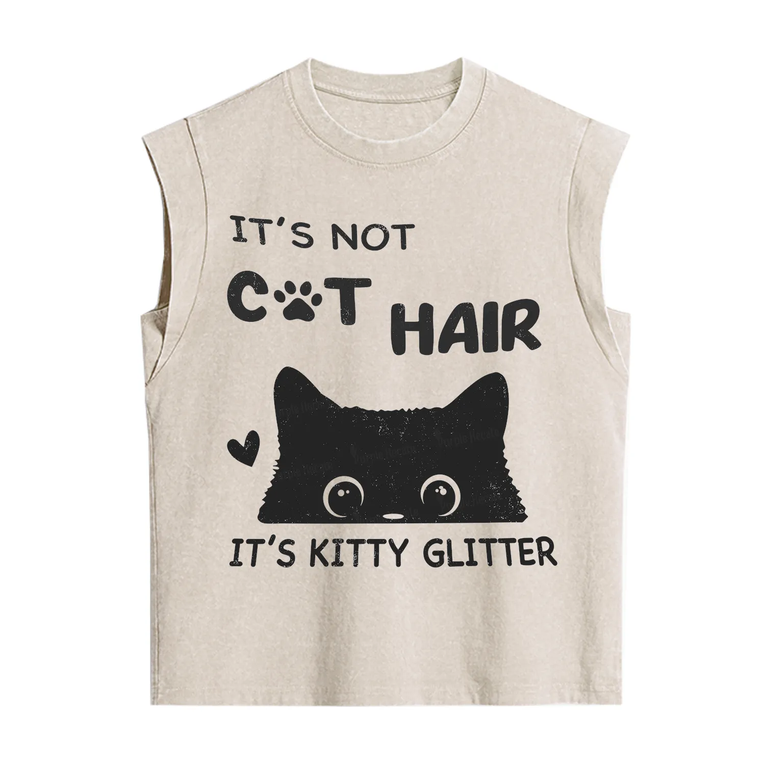Purplehecate It's Not Cat Hair Vintage Washed Tank