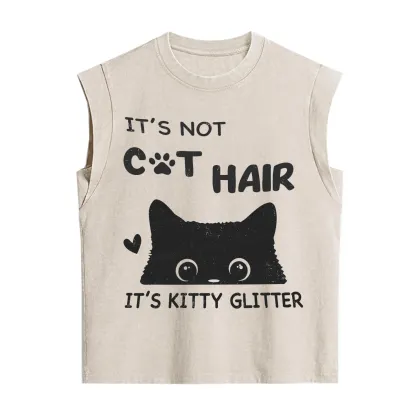 Purplehecate It's Not Cat Hair Vintage Washed Tank