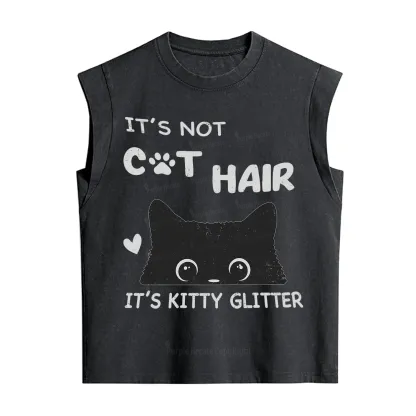 Purplehecate It's Not Cat Hair Vintage Washed Tank