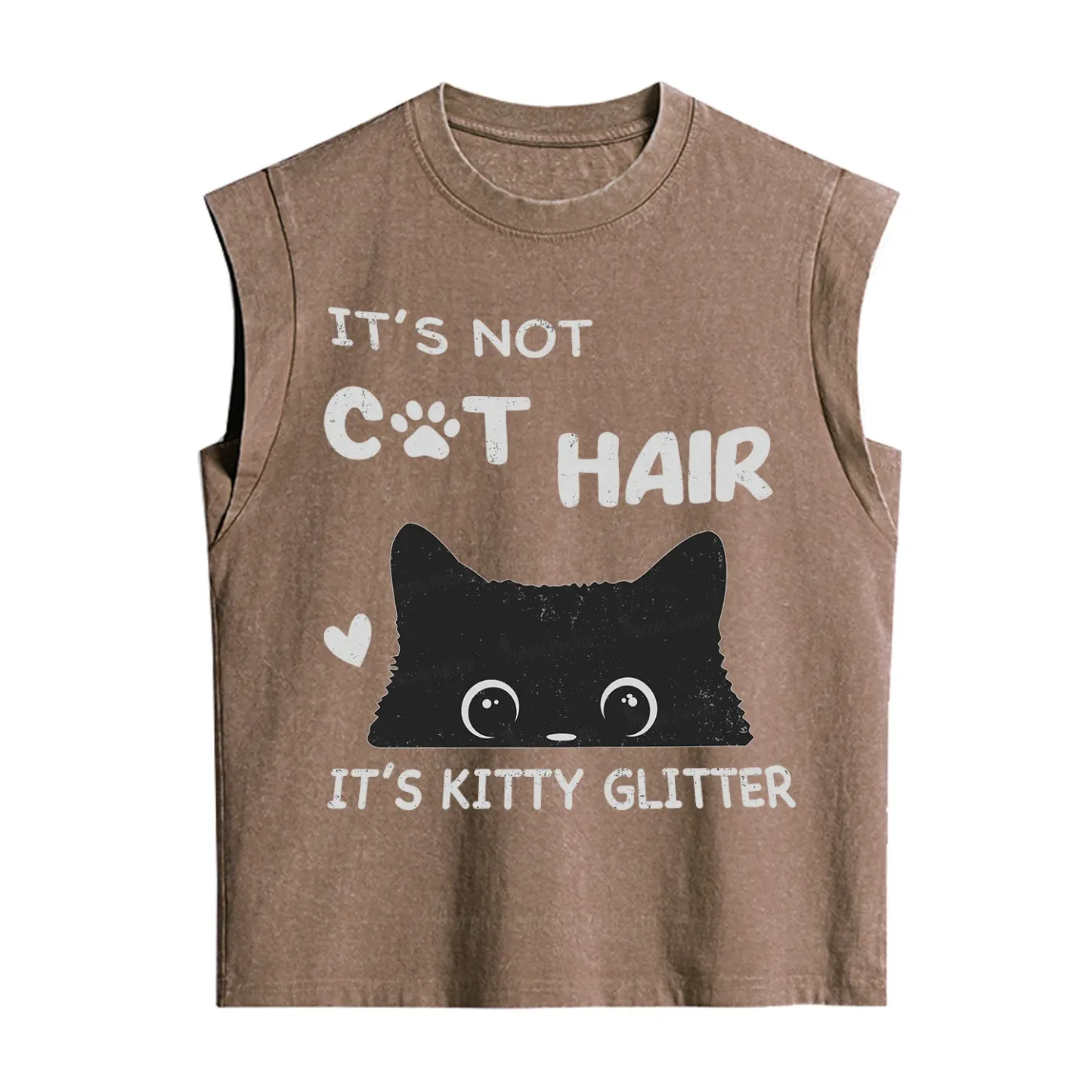 Purplehecate It's Not Cat Hair Vintage Washed Tank