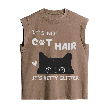 Purplehecate It's Not Cat Hair Vintage Washed Tank
