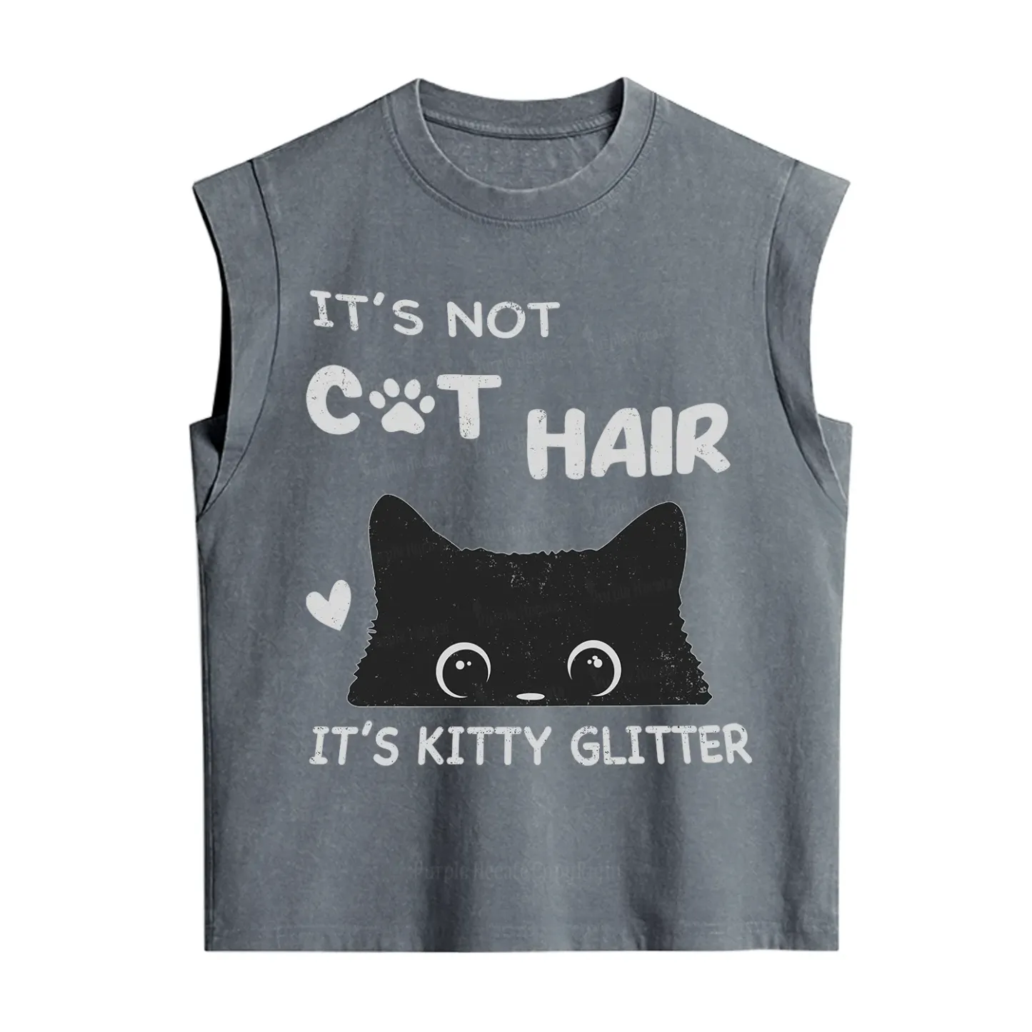 Purplehecate It's Not Cat Hair Vintage Washed Tank
