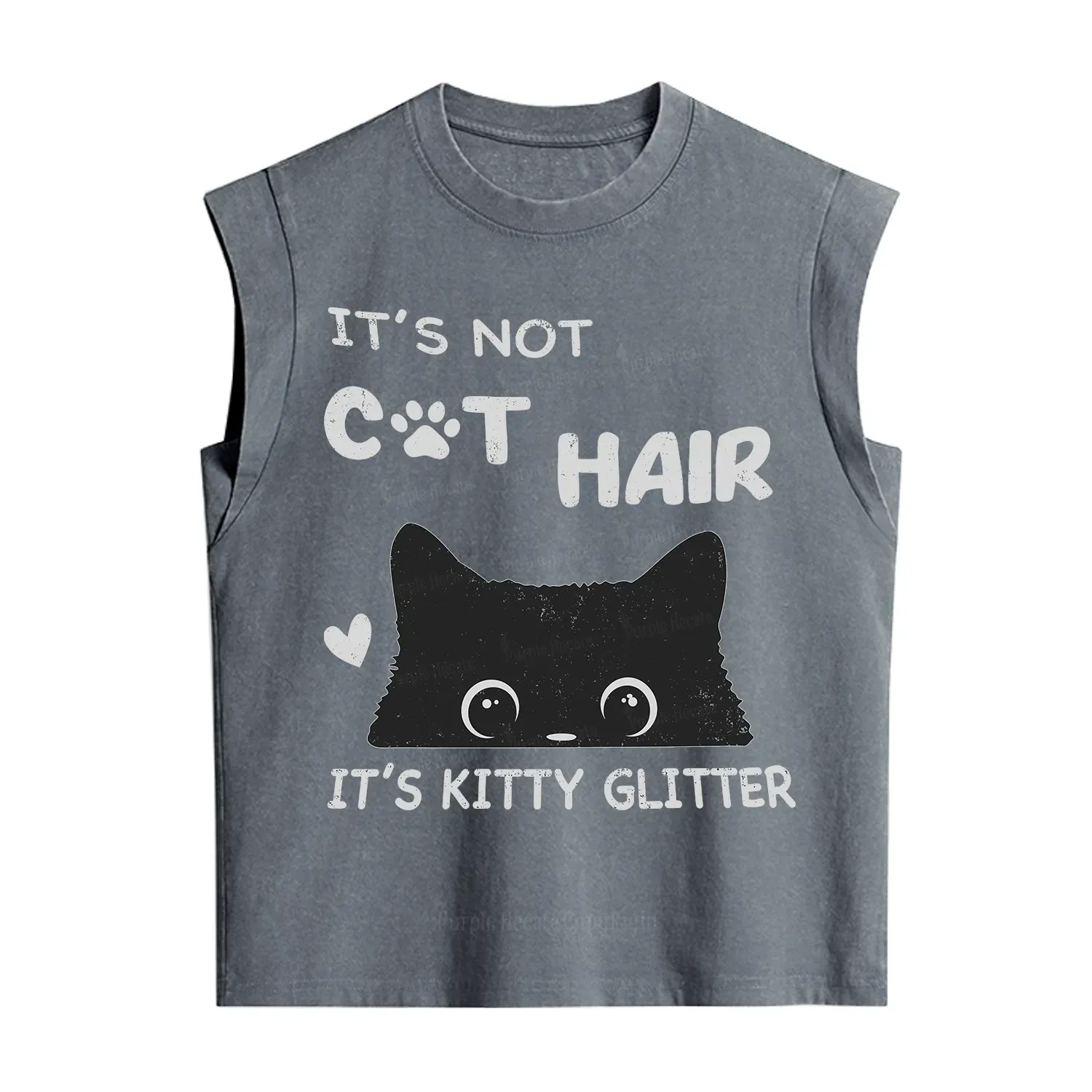 Purplehecate It's Not Cat Hair Vintage Washed Tank