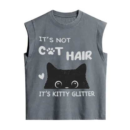 Purplehecate It's Not Cat Hair Vintage Washed Tank