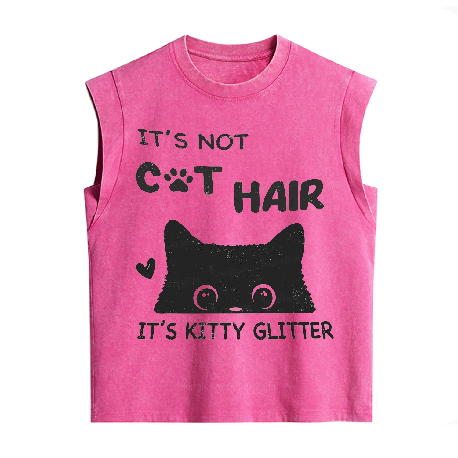 Purplehecate It's Not Cat Hair Vintage Washed Tank