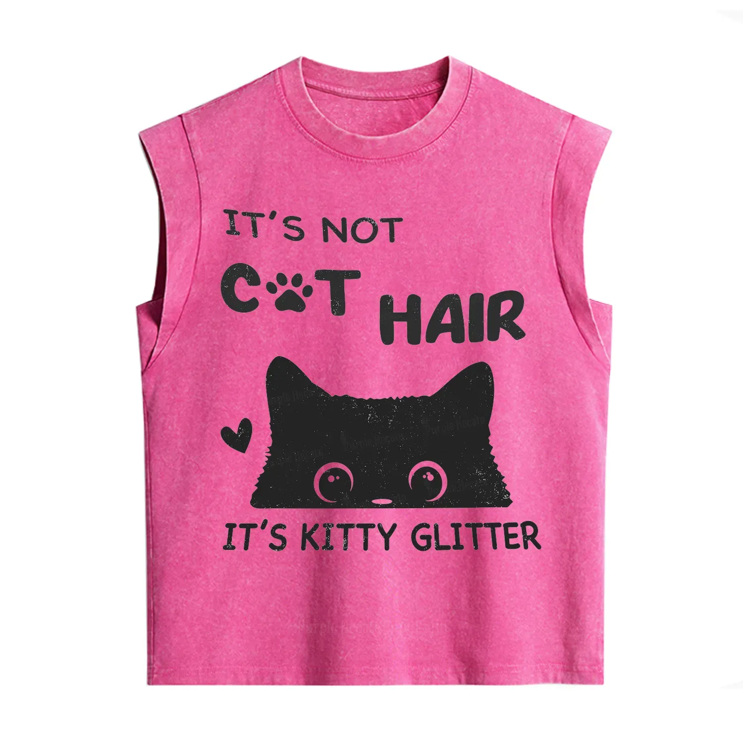 Purplehecate It's Not Cat Hair Vintage Washed Tank