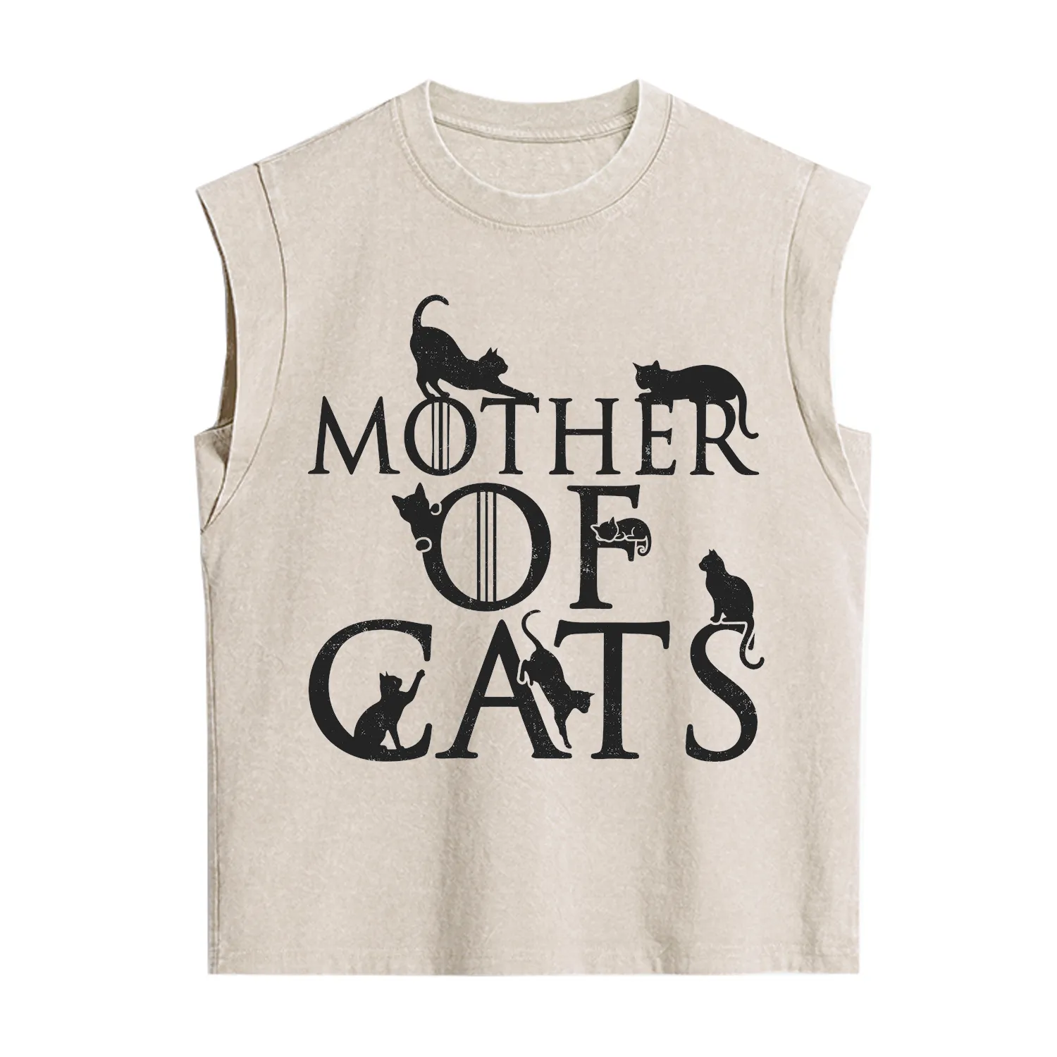Purplehecate Mother of Cats Vintage Washed Tank