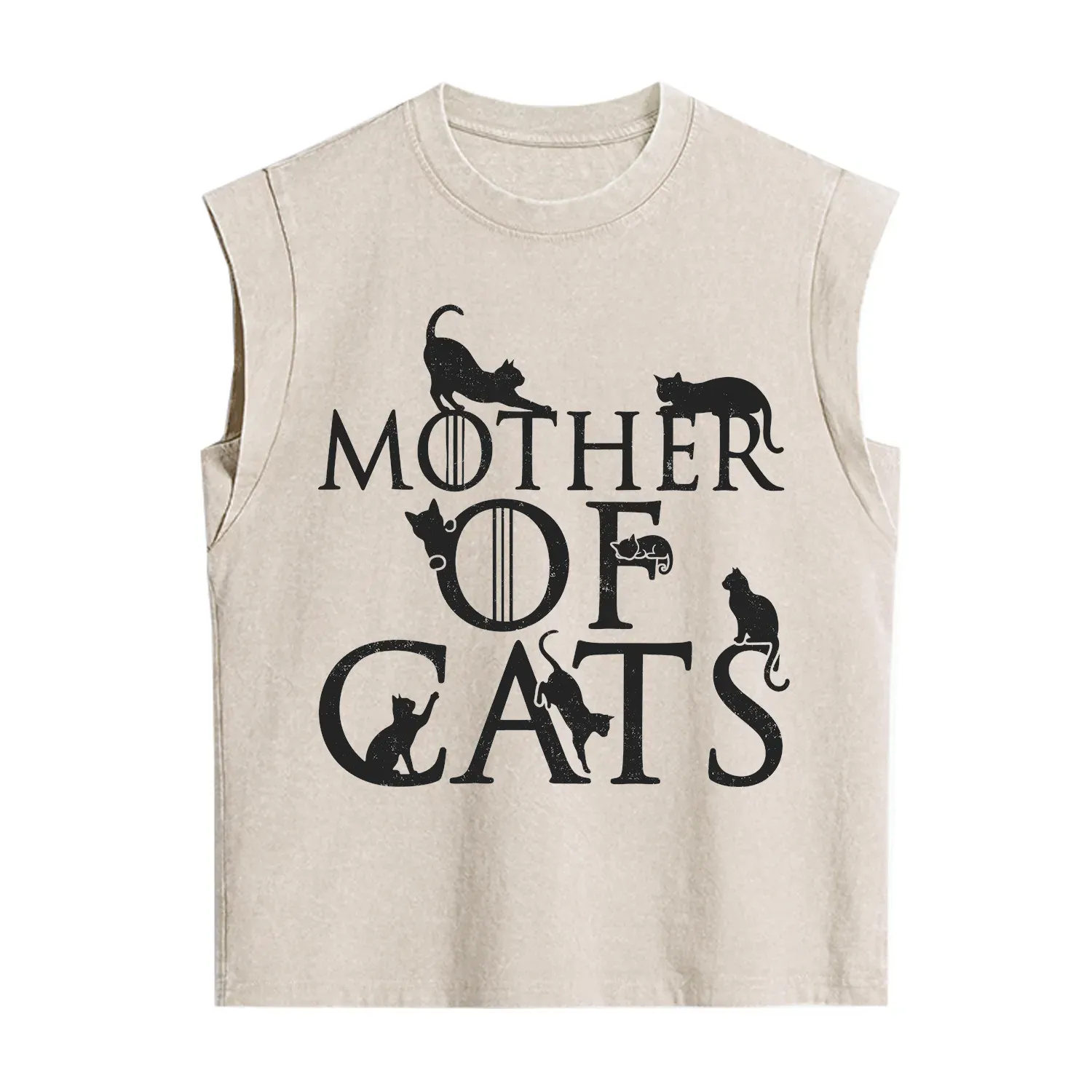 Purplehecate Mother of Cats Vintage Washed Tank