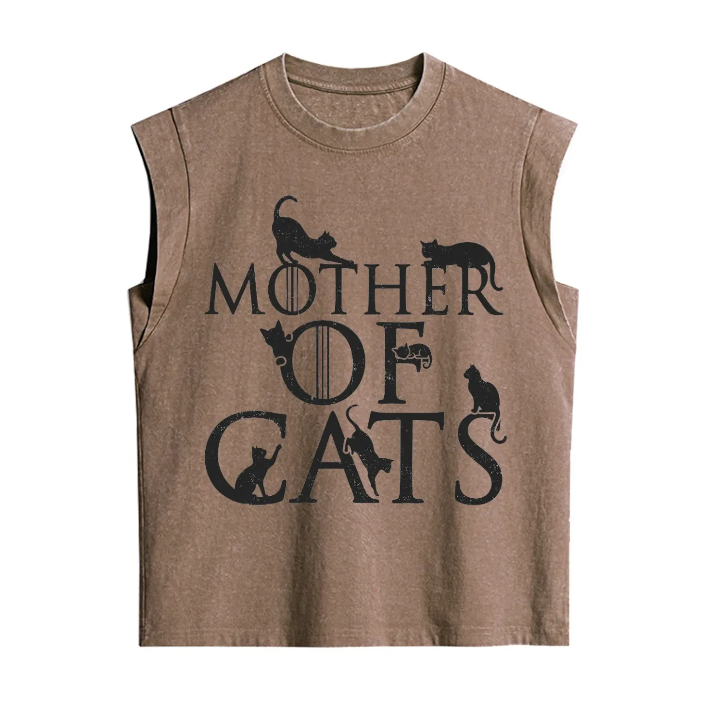 Purplehecate Mother of Cats Vintage Washed Tank