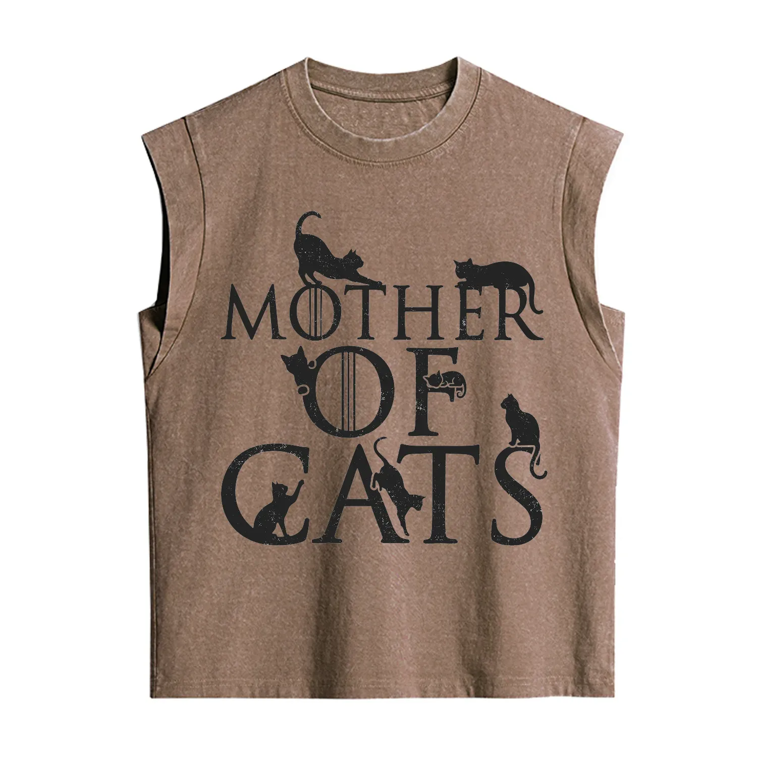 Purplehecate Mother of Cats Vintage Washed Tank